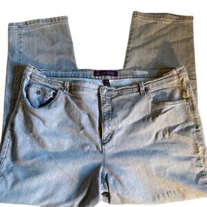 Gloria Vanderbilt Light Gray Women Jeans